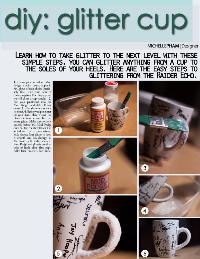 DIY: GLITTER CUP