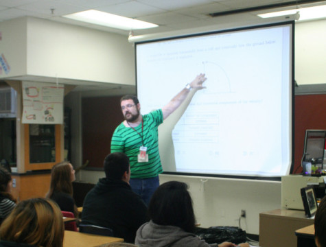 Teacher finds comedic relief