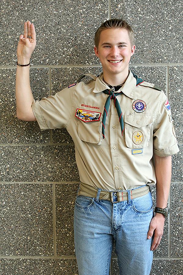 Junior earns leadership skills through Boy Scouts