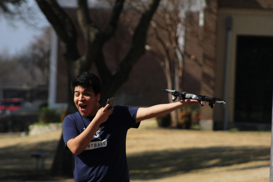 Broadcast Flying drones